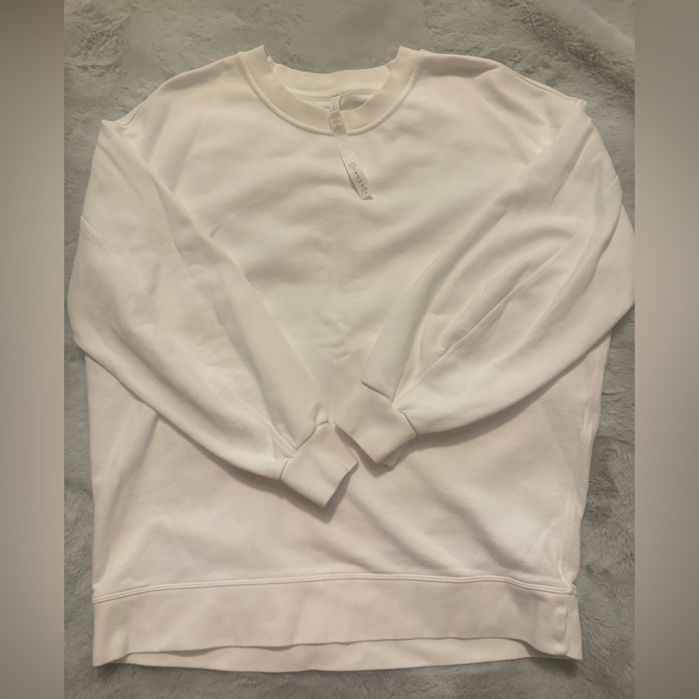 lululemon white crewneck sweatshirt